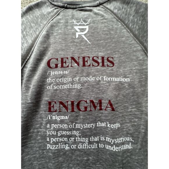 Prince Royce Alter Ego Longsleeve Lightweight Crewneck Sweatshirt Grey XL - Picture 4 of 8